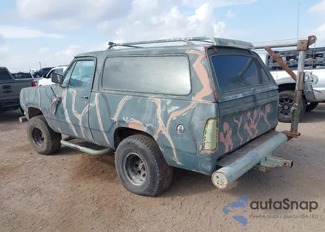 1978 Dodge Ramcharger z USA, uszkodzony, nr VIN A10BJ8S206767